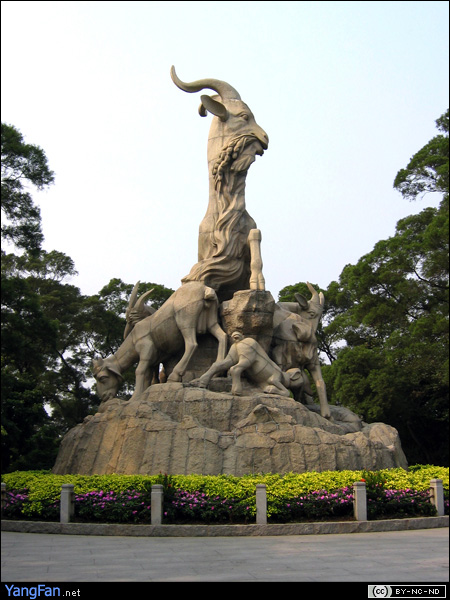 越秀公园五羊雕像