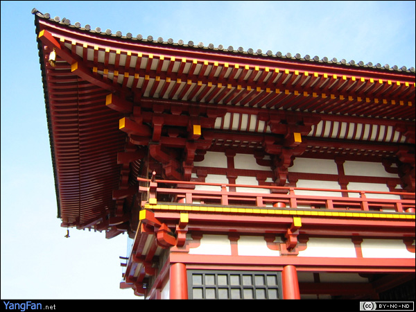四天王寺(Shitennoji Temple)·西大门局部