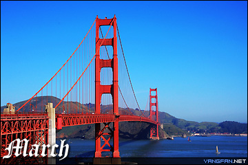 三月：金门大桥