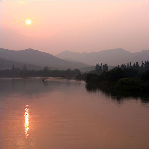 夕阳·杭州